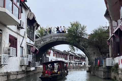 Shanghai: Zhujiajiao Waterstad met kalligrafie-ervaring
