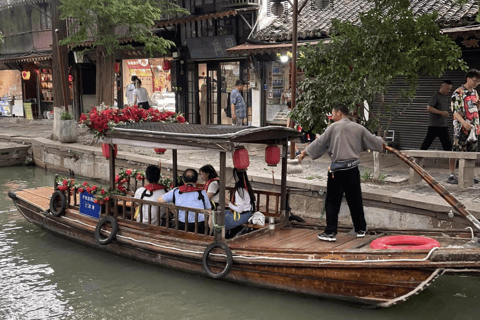 Excursão de meio dia às Maravilhas da Cidade da Água de Zhujiajiao em pequenos grupos