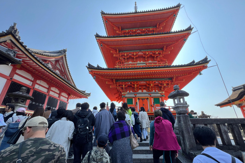 Kioto: 3 obiekty światowego dziedzictwa UNESCO i Fushimi Inari - 1-dniowa wycieczka