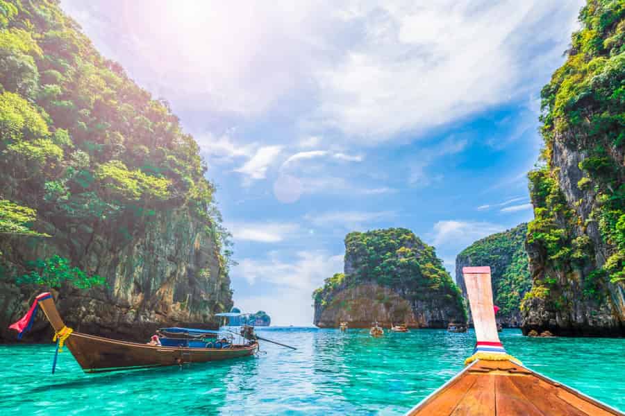 Krabi: Premium 4-Insel Tagestour mit dem Longtailboot und Mittagessen. Foto: GetYourGuide Krabi: Premium 4-Insel Tagestour mit dem Longtailboot und Mittagessen. Foto: GetYourGuide