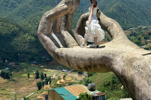 Hanoi: Sapa 3-Day Fansipan, Glassbridge, Cat Cat & Moana Half Day Glassbridge & Silver Waterfall From Sapa Town