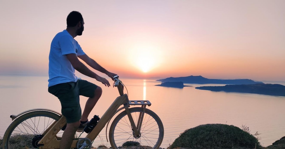 Santorini's Private 2-hour Wooden E-bike Tour | GetYourGuide