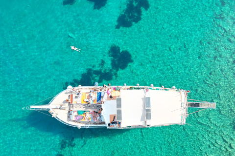 Bodrum: Orak Island and Meteor Bay Boat Tour with Lunch