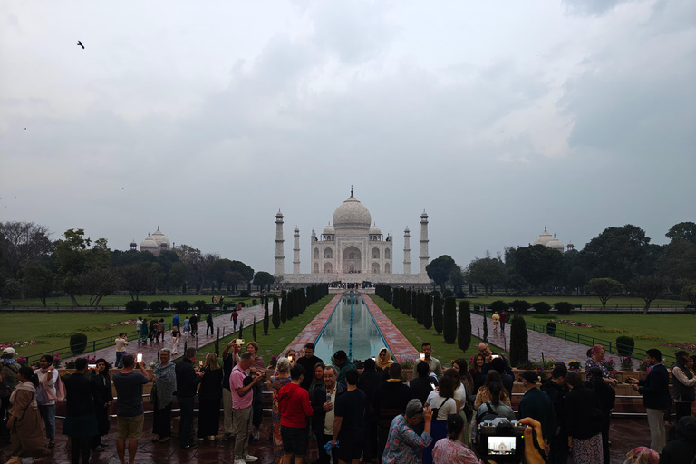 From Delhi: Taj Mahal Sunrise Tour with Elephant SOS Centres Tour with Car, Driver, Ticket, Guide & 5star Meals