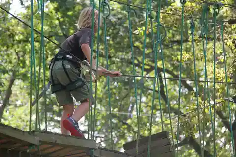 Pau - Tree climbing - Lacq Aventure