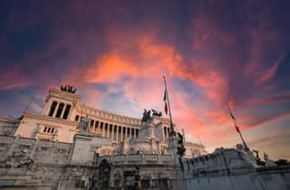 Rom: Golfcart-Tour bei Sonnenuntergang mit Panorama-Aussicht