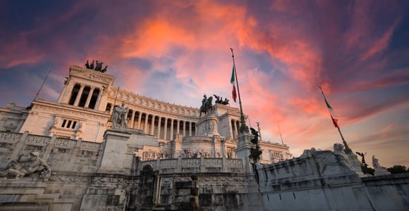 Rome: Sunset Golf Cart Tour with Panoramic Views
