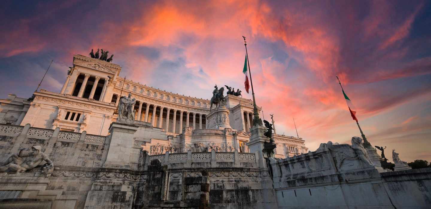 Rom: Golfcart-Tour bei Sonnenuntergang mit Panorama-Aussicht