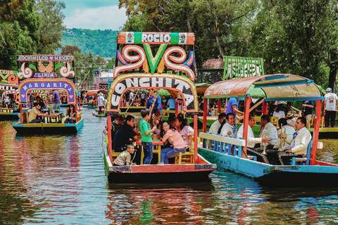 Visite privée de Xochimilco et Coyoacan + transportSolo Tour (Visite privée pour 1 personne)