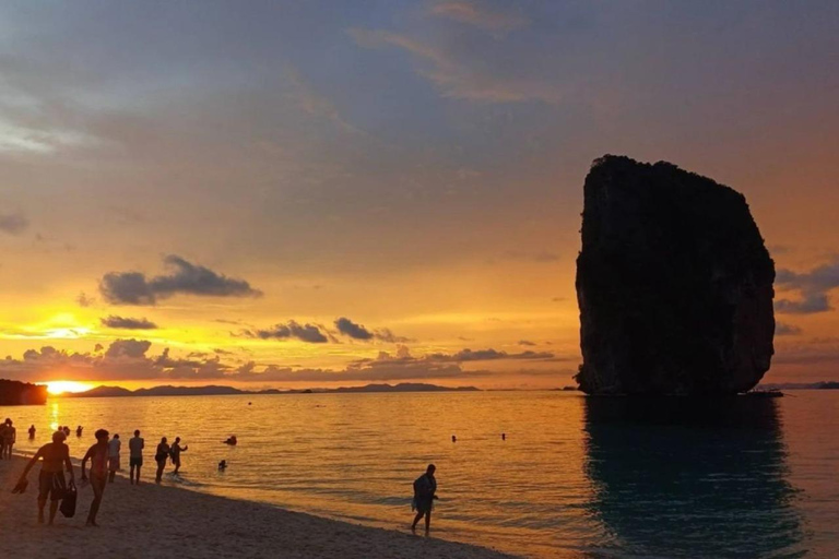 Krabi : tour en bateau à longue queue sur 7 îles avec coucher de soleil