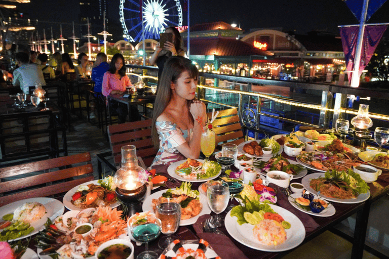 Bangkok: White Orchid River Cruise with Buffet Beer & Show