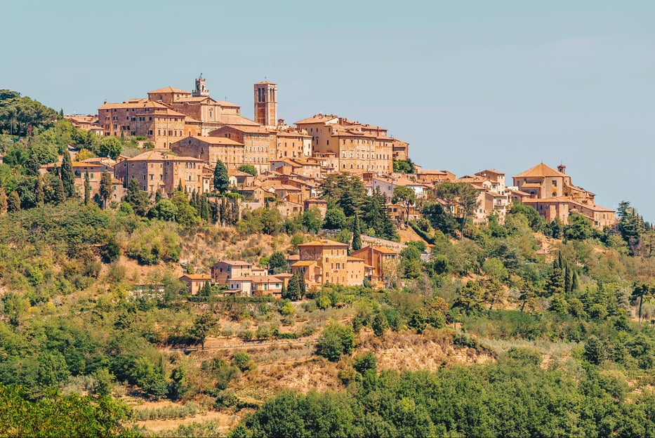 Desde Roma: excursión de un día a la Toscana con almuerzo y cata de vinos