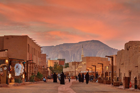 A tourist trip to visit the Saudi heritage city of AlUla