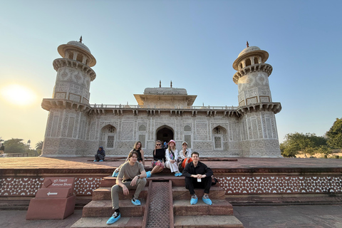 Delhi: Taj Mahal Sunrise & Agra Private Tour with Guide Car + Tour Guide only