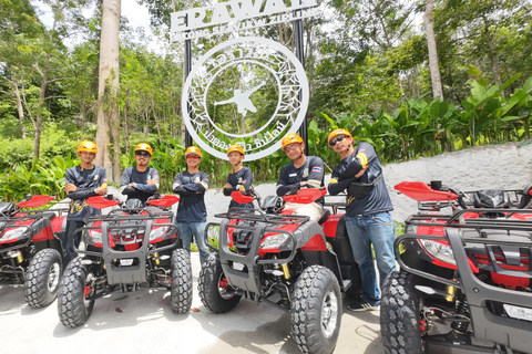 Phuket : Zipline+ATV By Erawan Patong Seaview ZiplineZipline EP. 3 + ATV 45 Min Duração 1.45 hrs.