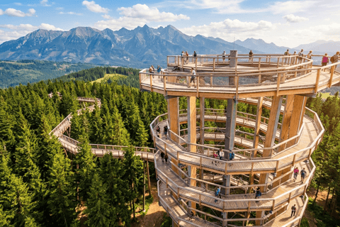 From Zakopane: High Tatras Treetop Walk and Strbske Pleso
