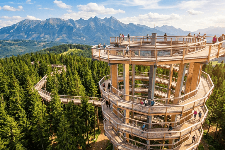 From Zakopane: High Tatras Treetop Walk and Strbske Pleso