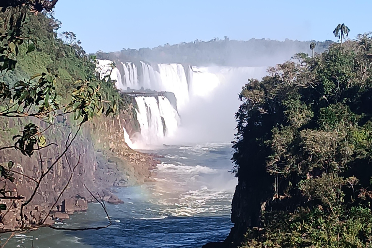 Z Puerto iguazu - prywatnie - wodospady iguassu po stronie brazylijskiej