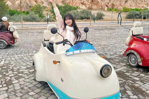 Cappadocia: Vintage Trike Bike Sunset Tour Experience One Hour Vintage Trike Bike Tour Experience