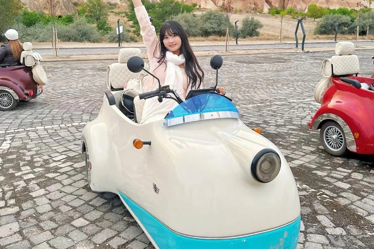 Cappadocia: Vintage Trike Bike Sunset Tour Experience One Hour Vintage Trike Bike Tour Experience