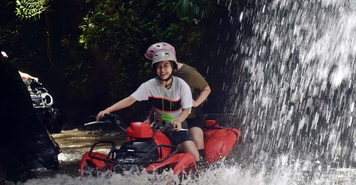 Bali Ubud Jungle River Waterfall Tunnel Quad Bike Tours Getyourguide