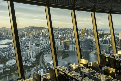 Macau: 360 Café Buffet Dining at Macau Tower with City Views 2026 Spring Promotion Dinner Buffet with OD Ticket - Adult