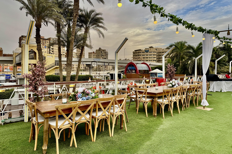 Cairo: Luxury Nile Onyx Dinner Cruise, Belly Dance & Shows Nile Onyx Dinner Cruise, Belly Dance Show Without Transfer