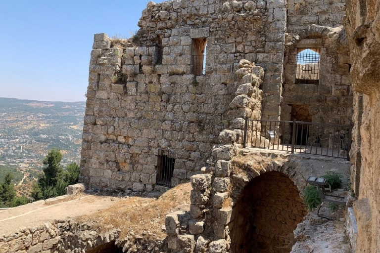 Excursión de un día a Ammán - Jerash - Ajloun y Umm QuaisAmmán-Jerash-Ajloun y Um Quais Excursión de día completo Minibús 10 pax