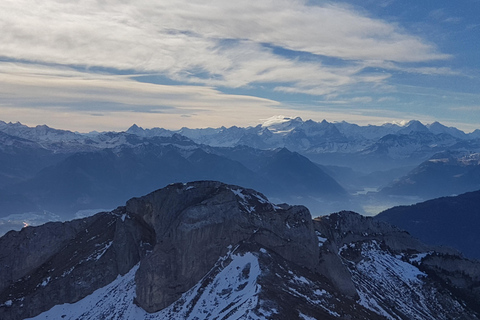 Winter Panorama Mount Pilatus: Small Group Tour from Basel Pilatus (Winter) small group tour from Basel