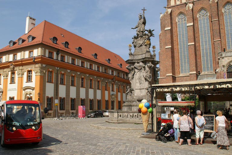 Breslau: 2-stündige private E-Bus-Tour für kleine Gruppen/4 Orte