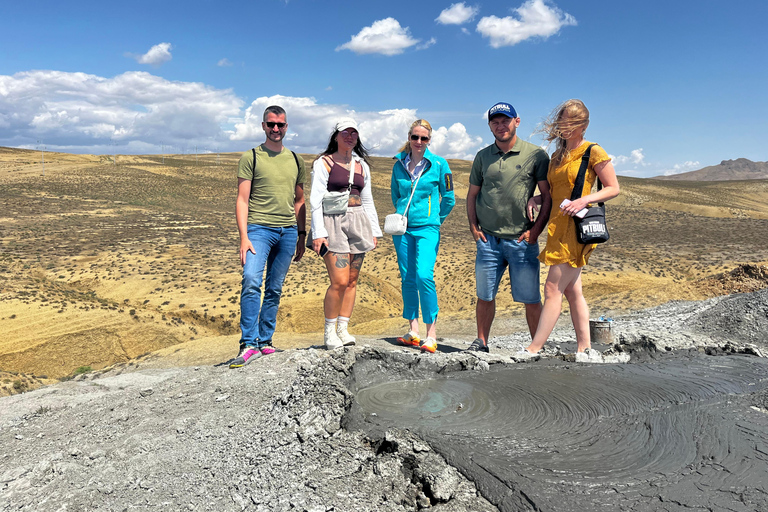 From Baku: Gobustan UNESCO Site & Mud Volcanoes Day Trip GROUP Gobustan & Mud Volcanoes