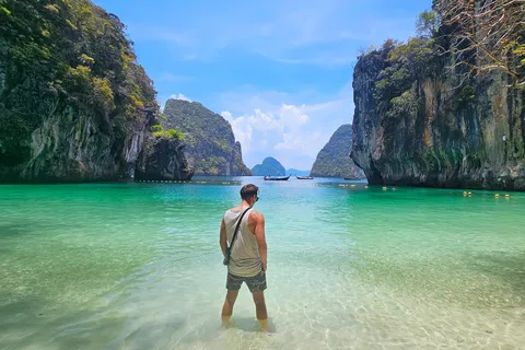 Da Railay: Giro delle isole con una barca privata a coda lunga