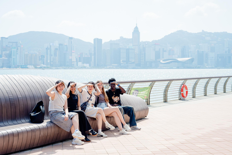 Victoria Harbour Shoreline Bike + Street Food Half-day Tour