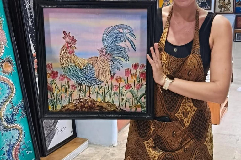 Cykla till Plaosan-templet, lokal industri och batikkonsttur