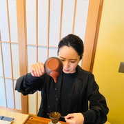 Japanese Tea Experience in Naha : Green tea & Matcha Latte