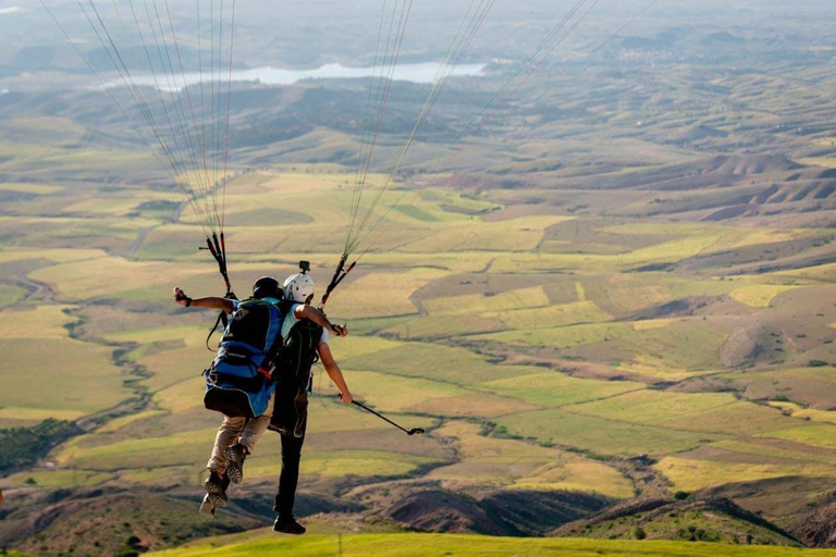 Marrakech: Paragliding over Agafay Desert &amp; Atlas Mnt Views