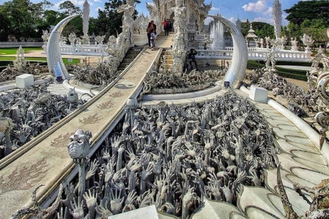 Chiang Rai: 2 Temples (White and Blue) + Black House Museum Meeting Point: Wat Phra Singh (Hotels Outside Pickup Area)