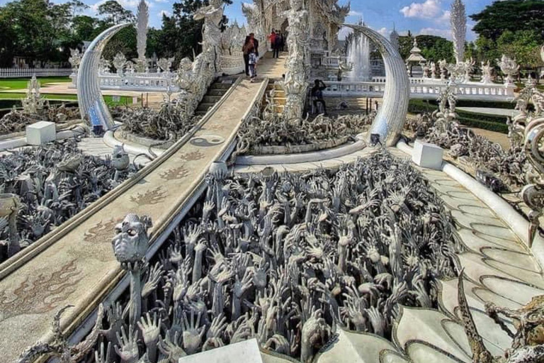 Chiang Rai: 2 Temples (White and Blue) + Black House Museum Meeting Point: Wat Phra Singh (Hotels Outside Pickup Area)