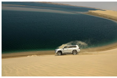 Doha : Safari de nuit dans le désert avec promenade en 4x4 et séjour en camp