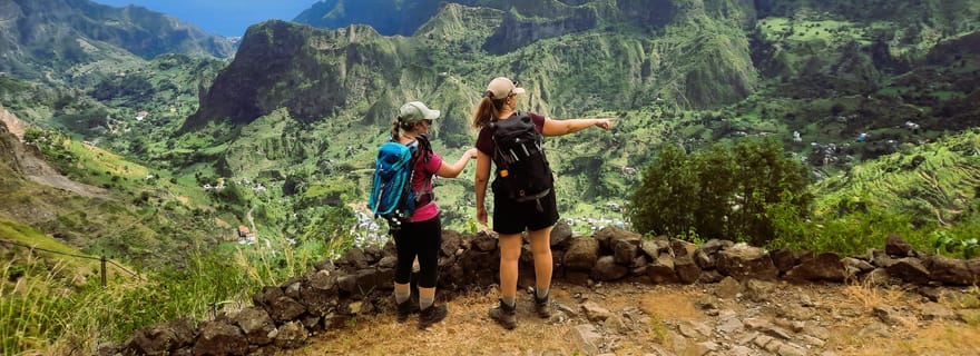 Santo Antão : Randonnée du cratère du volcan Cova à Ribeira Paúl