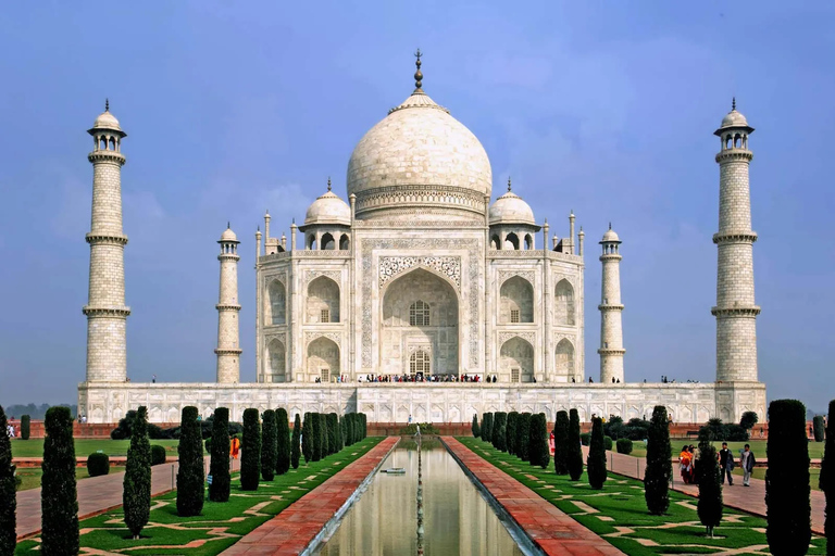 Delhi: Visita al Taj Mahal y al Fuerte de Agra en coche con opción de comidaSin entradas ni comida