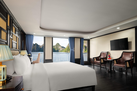 Amanda Pearl Cruise - Ha Long & Lan Ha Bay Multi-Day Cruise Departing at Ha Long (Check-in at 11:00 AM)