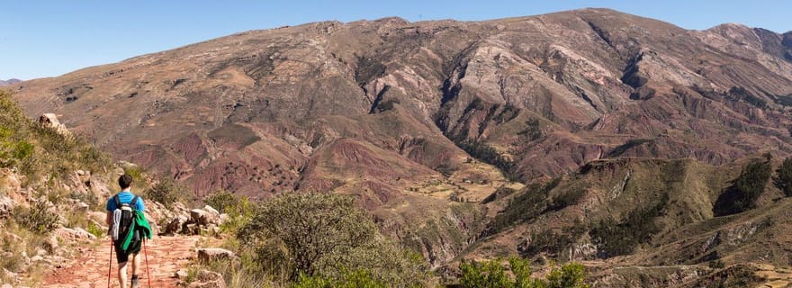 Sucre : trek de 2 jours sur les chemins incas et au cratère de Maragua