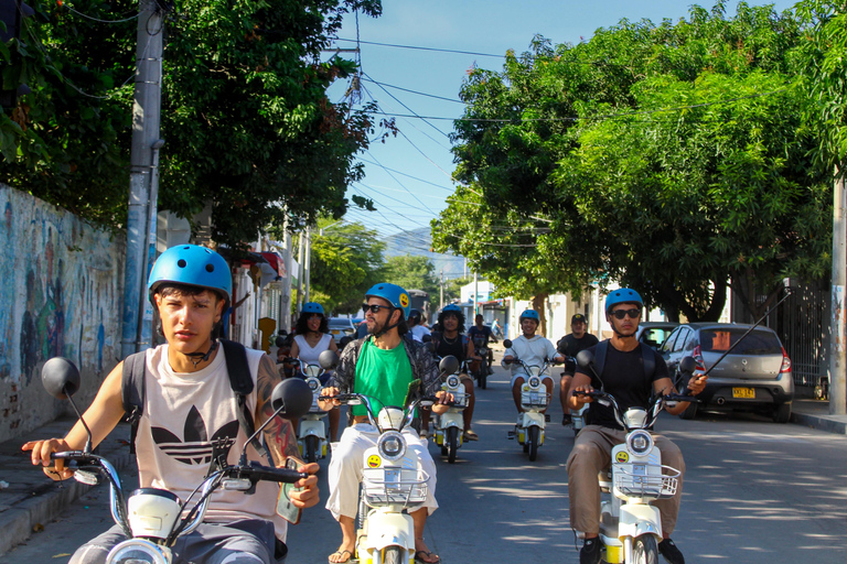 Taganga Beach Electric Motorcycle Tour, Kayak & Snorkel tour