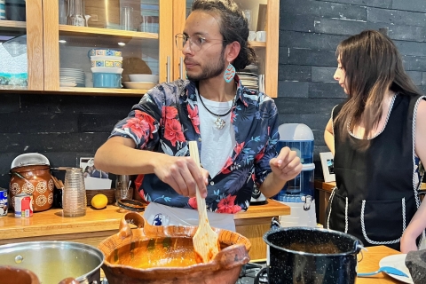 Coyocán: Targ i lekcja gotowania