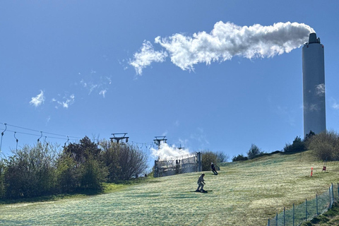 Skiing on top of a power plant in Copenhagen