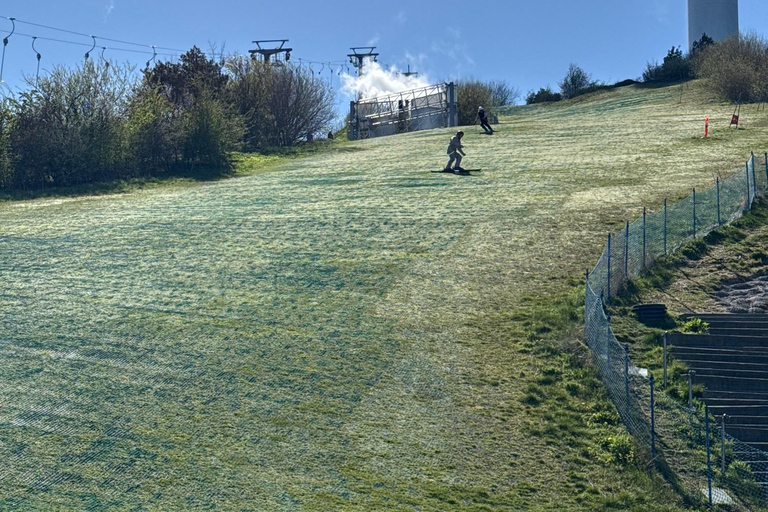 Skiing on top of a power plant in Copenhagen