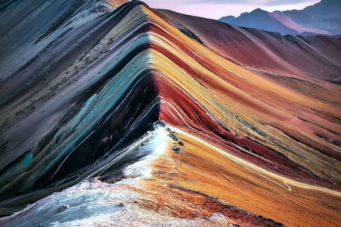 Tęczowe Góry - Montaña de 7 ColoresZ Cusco: Rainbow Mountains Guided Trek ze śniadaniem