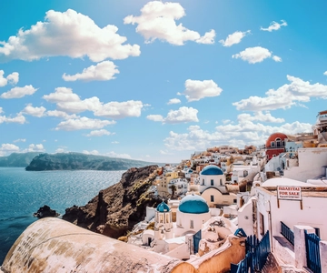 Von Rethymno aus: Santorini Tagestour mit Kreuzfahrt und Guide