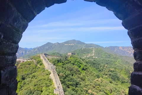 Beijing: Mutianyu Great Wall+Ming Tombs Private Tour Private car with Basic English-speaking driver